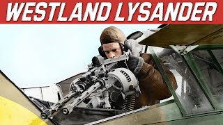 Westland Lysander  The British quotSpy Taxiquot Aircraft Of WWII [upl. by Nosrettap240]