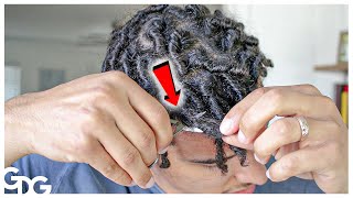 How To Make Skinny Dreadlocks  splitting Dreadlocks [upl. by Enyawad698]