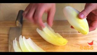 Knife Skills How To Prepare An Endive [upl. by Lenuahs351]