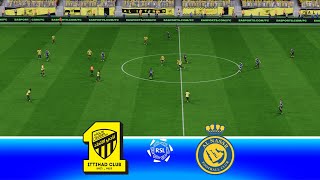 Al Ittihad vs Al Nassr  Saudi Roshen League 2024  Full Match All Goals  FC 25 Gameplay [upl. by Semaj]