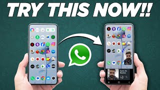 How To Share Screen On WhatsApp Video Call On Android  New Feature Detailed Guide [upl. by Dorraj]