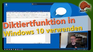 Windows 10 Spracherkennung und Diktierfunktion verwenden [upl. by Adnilasor556]