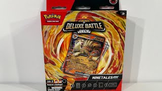 Pokémon TCG  Ninetales EX Deluxe Battle Deck Opening [upl. by Simmonds926]