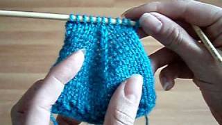 How to Knit Double Decrease  SL2tog K1 P2SSO [upl. by Enitnemelc]