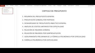 Como Imprimir en S10 Presupuestos Resumen ACU Insumos etc [upl. by Hak]