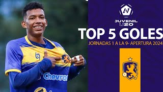 ✅ U20  LOS MEJORES 5 GOLES EN LAS PRIMERAS 9 FECHAS ⚽️ TA2024 [upl. by Leuas]