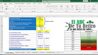 Calculadora excel ley 73 año 2024 y año 2025 [upl. by Afirahs]