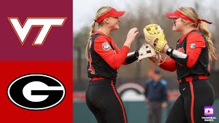 Georgia Softball Highlights vs Virginia Tech  2024 College Softball Highlights  22424 [upl. by Weir]