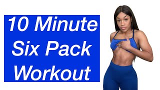 10 Minute Six Pack Ab workout at home No equipment [upl. by Noiztneb]