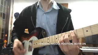 Fender vs Lindy Fralin Wide Range Humbucker Comparison ‘72 reissue Thinline [upl. by Yroffej]