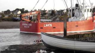 Bringing in the days catch at Brancaster Staithe [upl. by Ennovaj]