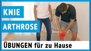 Arthrose im Knie  3 Übungen für zu Hause Gonarthrose [upl. by Lan]