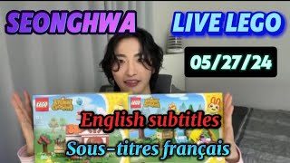 SEONGHWA LIVE LEGO 05272024 english subtitles  Soustitres français [upl. by Aticilef669]