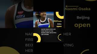 Naomi Osaka won her first match at the Beijing Open defeating her opponent in straight sets [upl. by Tecu]