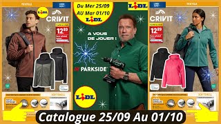 Nouveau Catalogue Lidl Parkside De La Semaine Prochain 2509 Au 011024 Bon Plans Promotions France [upl. by Worthy]