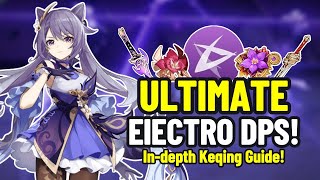 Keqing is the Queen of Aggravate  Keqing build guide  Talents Artifacts Weapons [upl. by Arbua141]