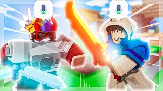 Youtuber VOICE CHAT BATTLE ROYALE ROBLOX BEDWARS [upl. by Pillow]