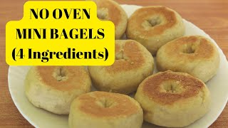 The Easiest Way to Make Bagels On Your Gas Cooker Without an Oven Easy Mini Bagels Recipe [upl. by Gilliette523]