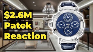 Patek Philippe Grandmaster Chime  Reaction To This 26 Million Watch [upl. by Viviyan]