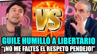 MORENO HUMILLÓ A LIBERTARIO quot¡NO ME FALTES EL RESPETO PENDEJOquot [upl. by Anelra23]