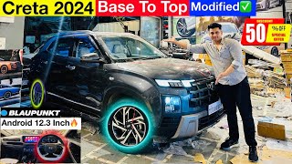 Creta 2024 Base To Top Modified✅Creta Facelift Modification✅Creta Facelift Modified✅New Creta 2024 [upl. by Speroni]