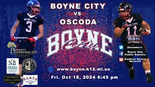 RSN Presents Boyne City vs Oscoda Football 101524 [upl. by Notnelc]