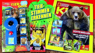 National Geographic ™ Kids Magazin 38 mit Tierstimmen Quiz  Dinosaurier Quiz amp Tiere suchen  TOP [upl. by Harikahs763]