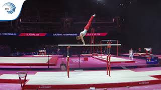 Andreas BRETSCHNEIDER GER  2018 Artistic Gymnastics Europeans qualification parallel bars [upl. by Enirehs849]