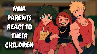 MHA Parents React To Their Children  Deku Bakugo Uraraka  Gacha React [upl. by Leahcimsemaj]