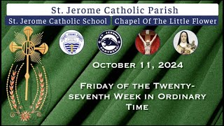 Catholic Mass Today  Daily Mass  St Jerome Catholic Church and School Live Stream [upl. by Nagek]