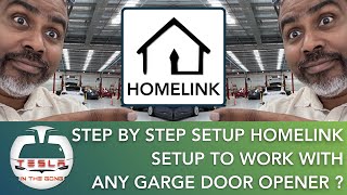 Setup Homelink in your Tesla Model 3  Link to instruction for Any Garage  Australia [upl. by Haraz]