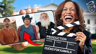 Beta Males Try to Convince America Real Men Are Voting Kamala CRINGE New Ad  Total BACKFIRE [upl. by Modnarb46]