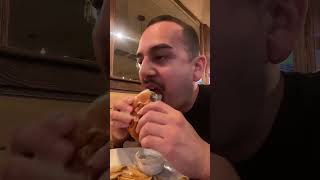 Applebee’s burgers are juicy applebees food applebees burger mukbang foodie foodvideos [upl. by Jarietta]