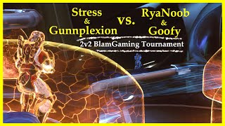 Stress amp Gunnplexion vs RyaNoob amp Goofy  Halo 5 2v2 BlamGaming Tournament [upl. by Gretel]