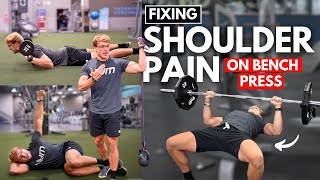 How to Fix Shoulder Pain on Bench Press [upl. by Attiuqihc]