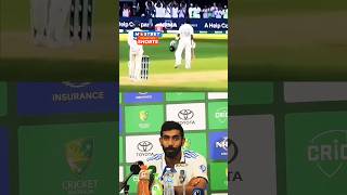 Jasprit bumrah on virat kohli 100🫂❤️ viratkohli jaspritbumrah indvsaus shorts [upl. by Asilana815]