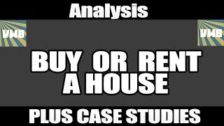 Planning to buy a house Think again Buy Vs Rent Analysis [upl. by Eelasor761]