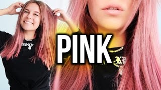 Ich färbe meine HAARE PINK  💗😍  Dagi Bee [upl. by Nylirehs]