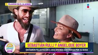 Sebastián Rulli y Angelique Boyer VUELVEN tras un mes de luna de miel en Argentina  Sale el Sol [upl. by Rosamund]