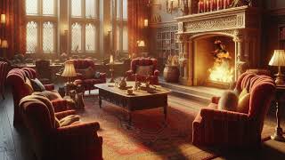 POV Youre a Gryffindor reading in the common room ASMRAmbience [upl. by Mercuri]