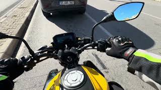 2023 TVS Raider 125 cc 0100 Km Top Speed ve Her Viteste Son Hız Pazar Sürüşü [upl. by Stanway364]