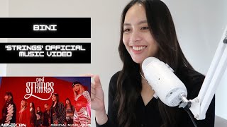 Strings Official Music Video  BINI  REACTION [upl. by Kaja]