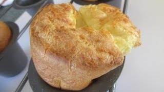 POPOVERS  How to make Basic POPOVERS Recipe [upl. by Acira237]