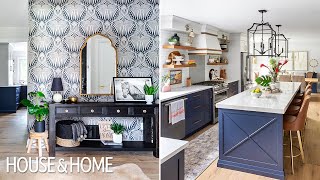 Watch A Modern Farmhouse Makeover With Holiday Sparkle [upl. by Aeslehs]