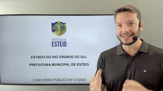 Concurso Público  Prefeitura de Esteio  Educação [upl. by Euqirdor]