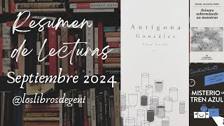 Resumen de Lecturas Septiembre 2024 [upl. by Maunsell]