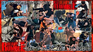 ACW WRESTLING  READY 2 RUMBLE III  10 MAN ROYAL RUMBLE MATCH 2 HUGH CHAMPIONSHIP MATCHES [upl. by Ellinej]