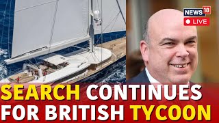 Yacht Sinks Off Italian Coast LIVE  Yacht Sinks Off Sicily  Tech Tycoon Mike Lynch Missing  N18G [upl. by Soph]