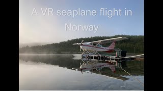 A VR seaplane flight in Norway [upl. by Lebatsirc390]