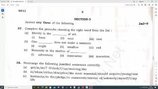 12th English  Public Exam March 2023  Original Question Paper [upl. by Marcelo]